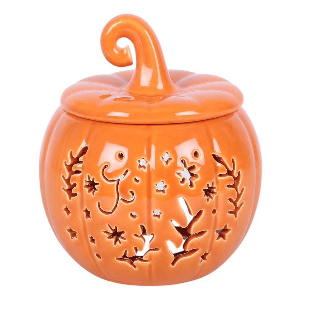 Something Different - Orange Folk Pumpkin and Wax Warmer Oliebrander - Oranje